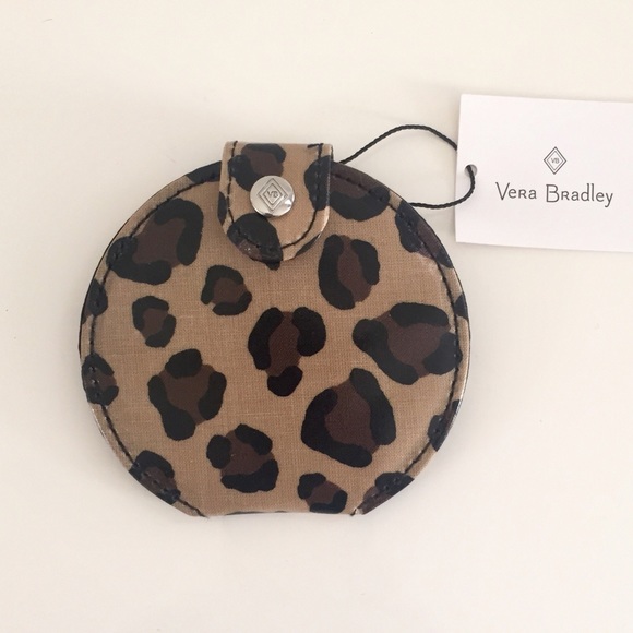 π«SOLD NWT Vera Bradley Leopard Print Mirror - Picture 5 of 7